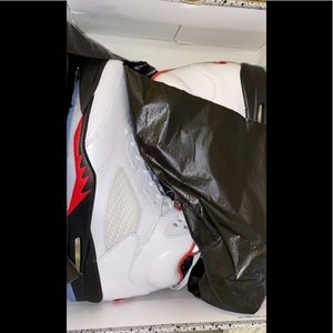 Jordan retro 5s metallic fire red